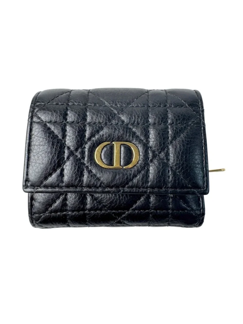 Dior Cannage Compact Wallet Trifold